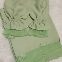 فروش فوق العاده ست روسری و ساقدست کرپ حریر|لباس|سرپل ذهاب, |دیوار