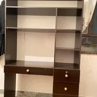 میزتحریر و کتابخانه|کتابخانه، شلف، قفسه‌های دیواری|دوگنبدان, |دیوار