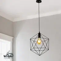 لوستر آویز تک شعله