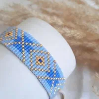 دستبند بافت منجوقی بهترین کیفیت ارزانتر از همه جا|بدلیجات|مهاباد (آذربایجان غربی), |دیوار