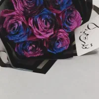 دسته گل روبانی