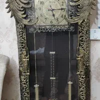 ساعت ایستاده برنجی