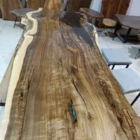 میز غذاخوری 8 نفره روستیک گردو یک تیکه