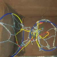 زنجیر چرخ آکبند ‌ لونه زنبوری و ضربدری ۱۲mm