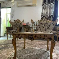 مبل سلطنتی+راحتی+میزعسلی|مبلمان خانگی و میز عسلی|بندر انزلی, مسکن مهر|دیوار