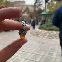 انگشتر فول قلم سنگ عقیق یمن|جواهرات|تهران, شهرک طالقانی|دیوار