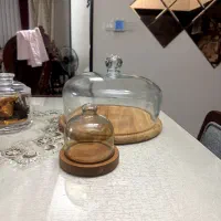 شیرینی خوری چوبی درب دار
