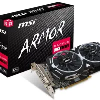 کارت گرافیک Rx ۵۸۰ msi armor ۸GB