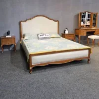 سرویس خواب دو نفره چوب راش کف قیمت