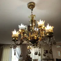 لوستر ۶ شعله ۳شاخه