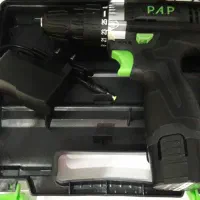 دریل شارژی ۱۲ ولت دو سرعته پی ای پی P.A.P تک باطری|ابزارآلات|تهران, خاوران|دیوار