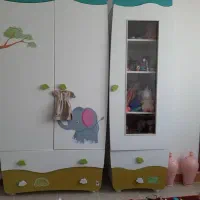 تخت نو  -ویترین-کمد لباس|تخت و سرویس خواب|اندیشه, اندیشه فاز ۱|دیوار