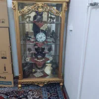 بوفه یاویترین چوب گردو|بوفه، ویترین، کنسول|قم, آزادگان|دیوار