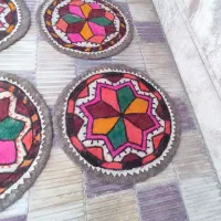 نمد های سنتی گرد قطر۱۲۰|گلیم، جاجیم، گبه|یاسوج, |دیوار