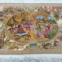 تابلو فرش ابریشم دستبافت