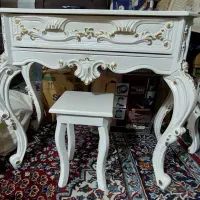 سرویس کامل  تخت پاتختی و میز آرایش   و مبل چوبی|مبلمان خانگی و میز عسلی|قم, نوبهار|دیوار