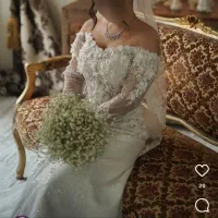 لباس عروس دانتل فرانسه|لباس|بابل, |دیوار