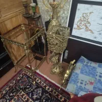 لوازم برنزی آیینه شمعدان برنجی لوستر ساعت بوفه و.|صنایع دستی و سایر لوازم تزئینی|اراک, |دیوار