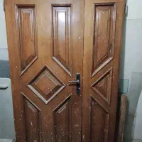 درب چوبی آپارتمانی کارکرده
