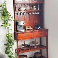 طراحی و اجرای دکور چوبی وظروف چوبی نجاری دکوراسیون|فروشگاه و مغازه|شیراز, قلعه شاهزاده بیگم|دیوار