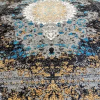 فرش گل برجسته