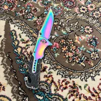 چاقو جیبی F90بوکر ژیلت واقی هفت رنگ