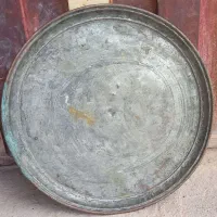 سینی مجمع بزرگ مسی همراه با سیم مس