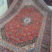 یک جفت فرش دستباف ۶ متری کاشان پشم کرک|فرش|کرج, برغان|دیوار