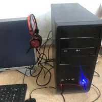 مانیتور،کیس ،کیبورد،موس ،هدفون کامپیوتر