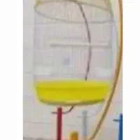 قفس پرنده و پایه دار سنگی