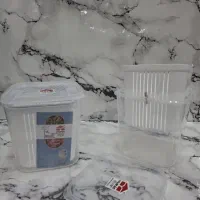 ظرف آبکش mania نگهدارنده ترشیجات و لبنیات/ پنیر|ظروف نگهدارنده، پلاستیکی، یکبارمصرف|آفتاب, |دیوار