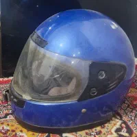 کلاه کاسکت و قاب جلو موتور بسیار تمیز و سالم