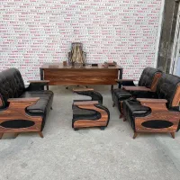 مبلمان اداری گلبان طوسی مشکی میز 110|دفتر کار|رشت, بلوار گیلان|دیوار