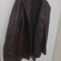 کت چرم قهوه ای|لباس|ورامین, خیر آباد|دیوار