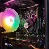 کیس گیمینگ/رم 16گیگ/RX580 8G/ اجرای گیم روز|رایانه رومیزی|قرچک, |دیوار