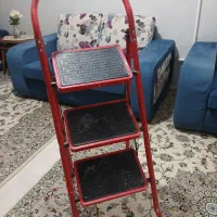 پله تاشو ۳تایی محکم وسنگین وقفل درب حیاط|ابزارآلات|کرمانشاه, |دیوار