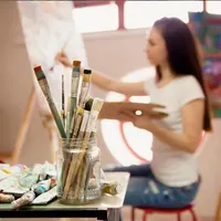 آموزش نقاشی روی بوم