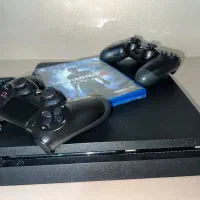 Ps4 /‌ اسلیم/ دو دسته/ 1ترا/ به همراه سی دی و پایه
