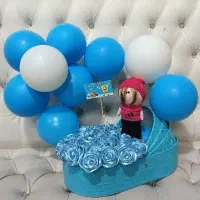 روز مادر دسته گل عروس باکس گل باکس خرسی گلروبانی|گل مصنوعی|کرج, حصارک پایین|دیوار