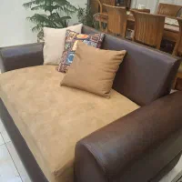 مبلمان ۷ نفره لوکس چرم و‌پارچه راحتی|مبلمان خانگی و میز عسلی|شیراز, رحمت‌آباد|دیوار