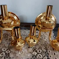 لوستر دیوار کوب آب طلا