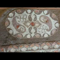 کار دست صدف دوزی و سنگ دوزی شده|پرده، رانر، رومیزی|نور, |دیوار