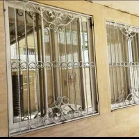 نصب نرده حفاظ فرفورژه تراس محافظ آکاردئون.تسمه.|مصالح و تجهیزات ساختمان|مشهد, گلبرگ شمالی|دیوار
