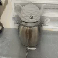 کتری قوری . کتری استیل قوری چینی