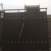 درب حیاط ماشین رو