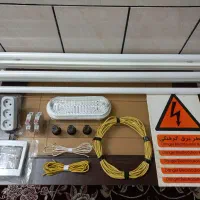 مهتابی تک قلو/فیوز۱۰آمپر/سیم برق/هلدر/حباب لامپ