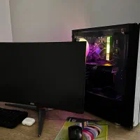 سیستم گیمینگ قدرتمند + مانیتور 165Hz + لوازم جانبی