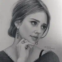 طراحی چهره فقط و فقط۵۰۰ هزار تومان A4|تابلو، نقاشی، عکس|اردبیل, |دیوار