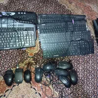 موس و کیبورد سوکت usb ps2 سالم mouse keyboard