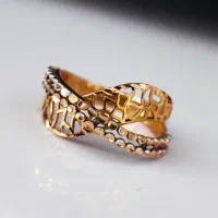 فروش انگشتر طلای نو وزن ۳.۹۵۰